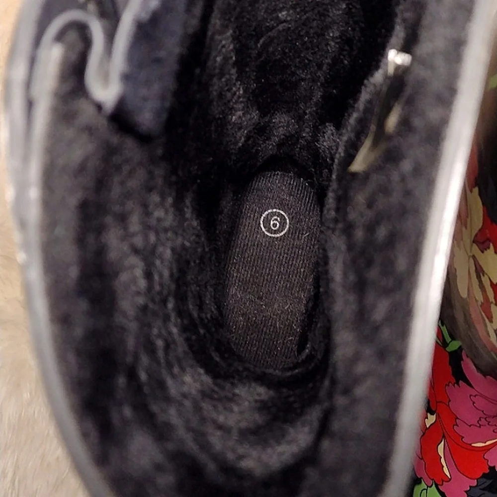 Sakroots floral faux fur lined rain boots - Picture 5 of 15